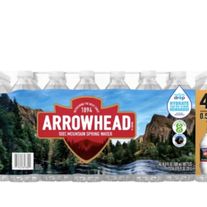 Arrowhead Mountain Spring Water – 40 Pack (16.9 fl oz Each)